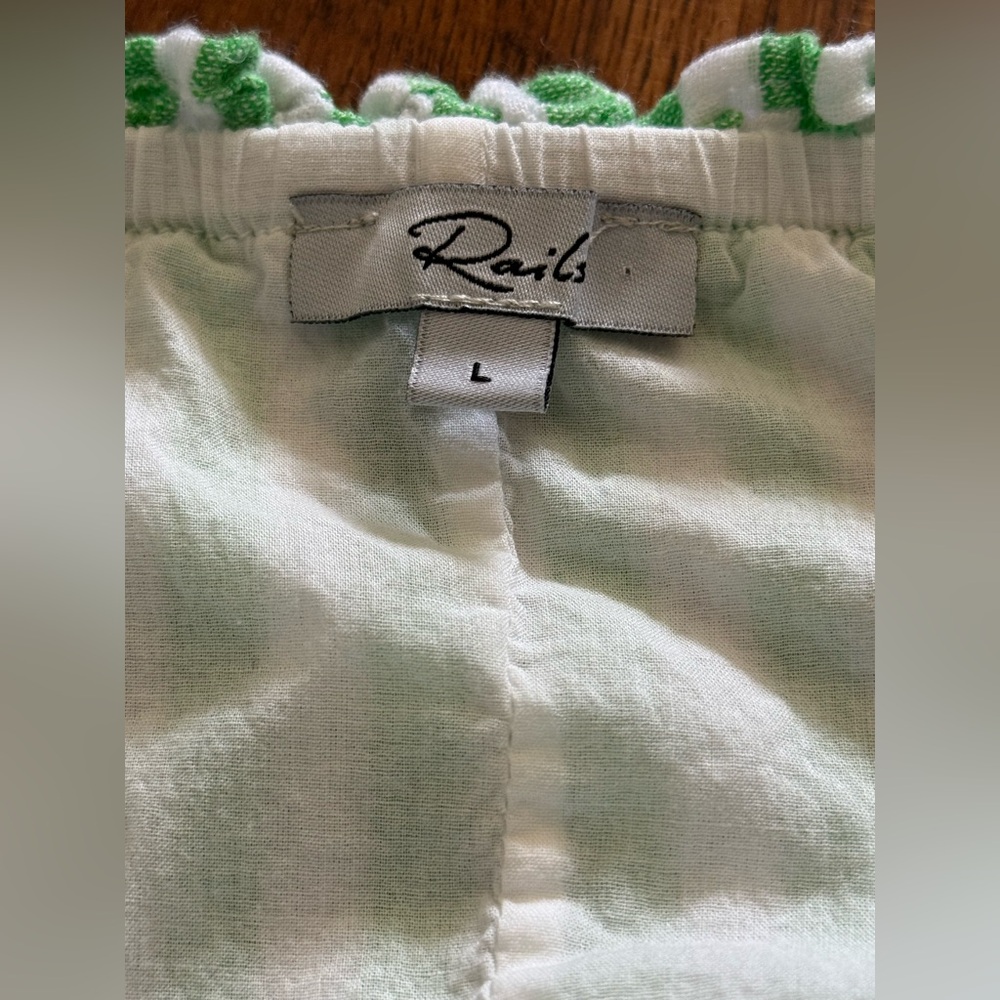 Rails Caralyn Cayman Green Stripe Mini Dress- Lar… - image 7